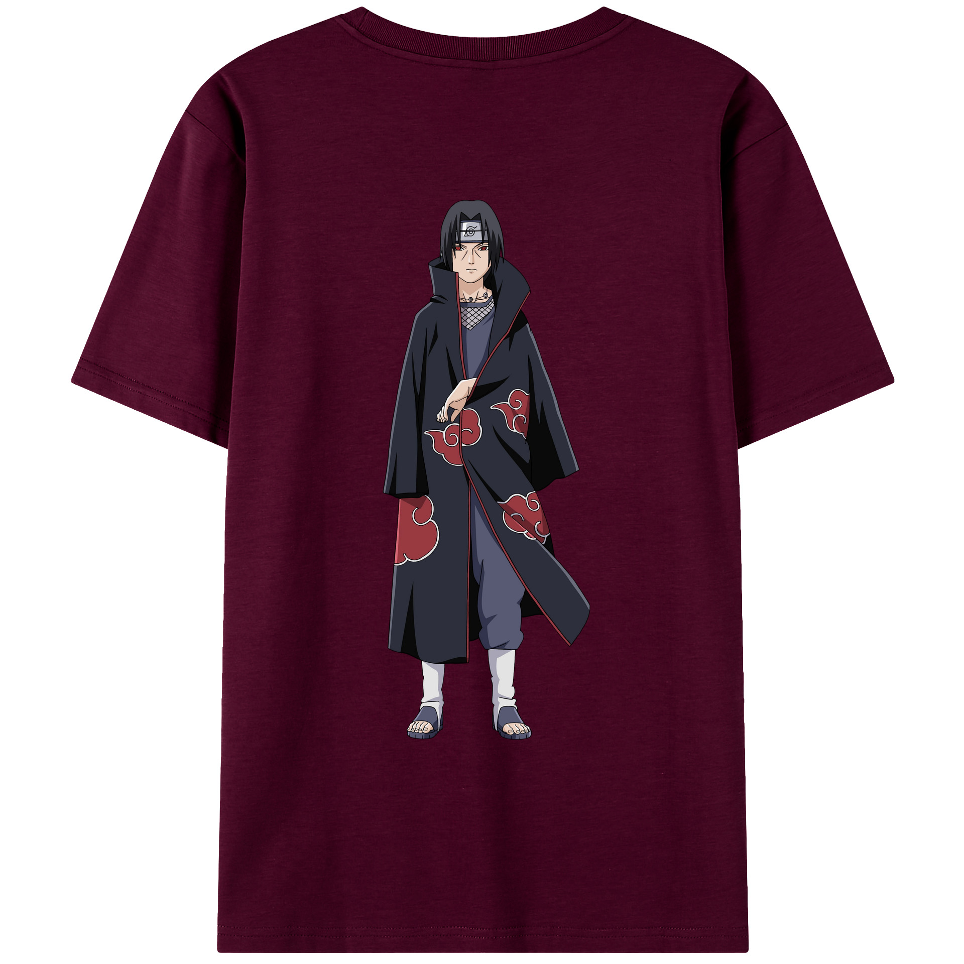 （画像用） NARUTO -ナルト- うちは イタチ Uchiha Itachi レディース半袖Tシャツ(バックプリント)